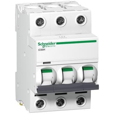 Schneider Breaker Acti9 iC60_ Acti9 iC60H 3P 63A C Miniature Circuit breaker_ [A9F54363]