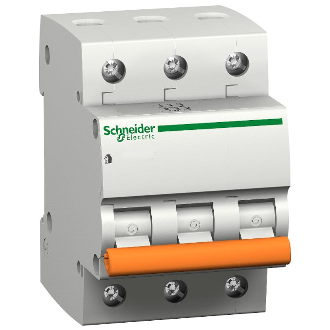 Schneider Breaker ComPact INS/INV_ Domae MCB - miniature circuit-breaker - 3P - 20A - C Curve - 6000A_ [17081]