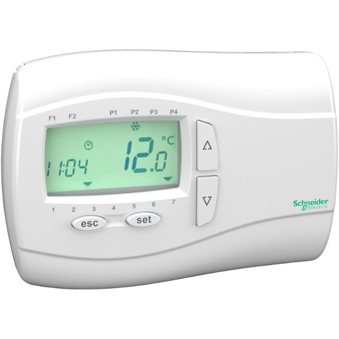 Schneider PLC Modicon M171/172_ Modicon M171 Optimized Wall thermostat with backlight_ [TM171DWAL2L]