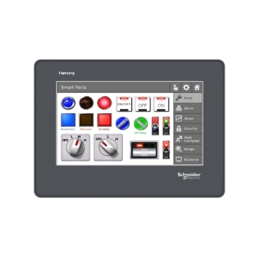Schneider HMI Magelis STO, STU_ Touch panel screen, Harmony STO & STU, 4.3" wide RS 232/485 RJ45_ [HMISTO715]