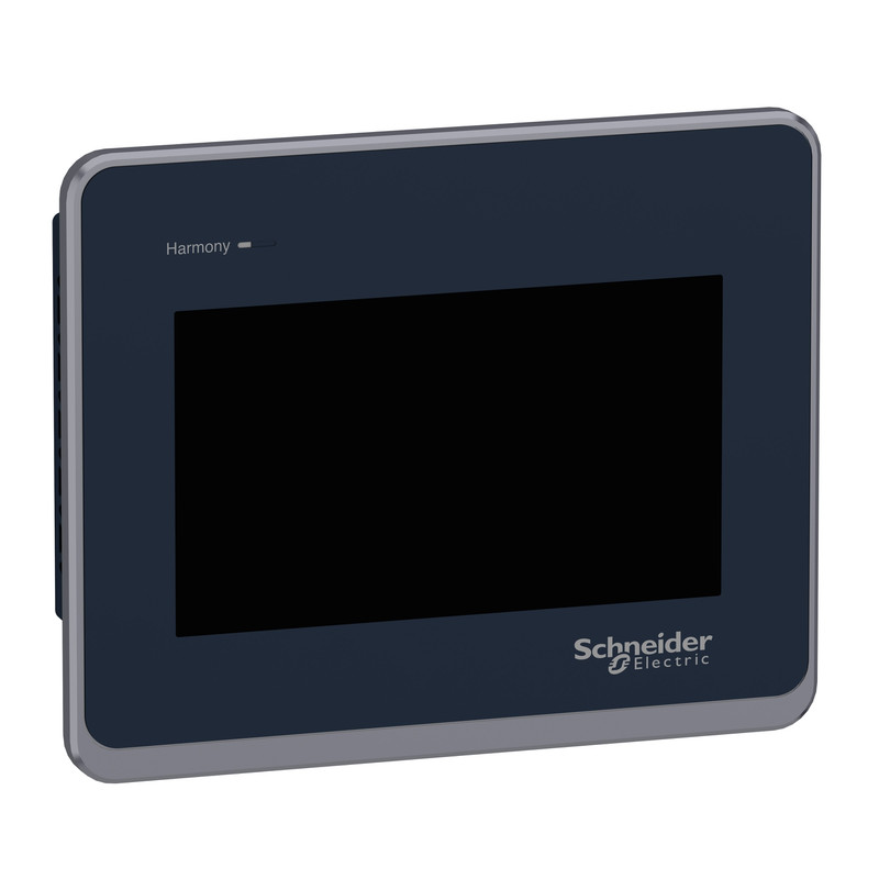 Schneider HMI Harmony STU, STO_ Touch panel screen, Harmony ST6, 4"W display, 1COM, 1Ethernet, USB host&device, 24 VDC_ [HMIST6200]