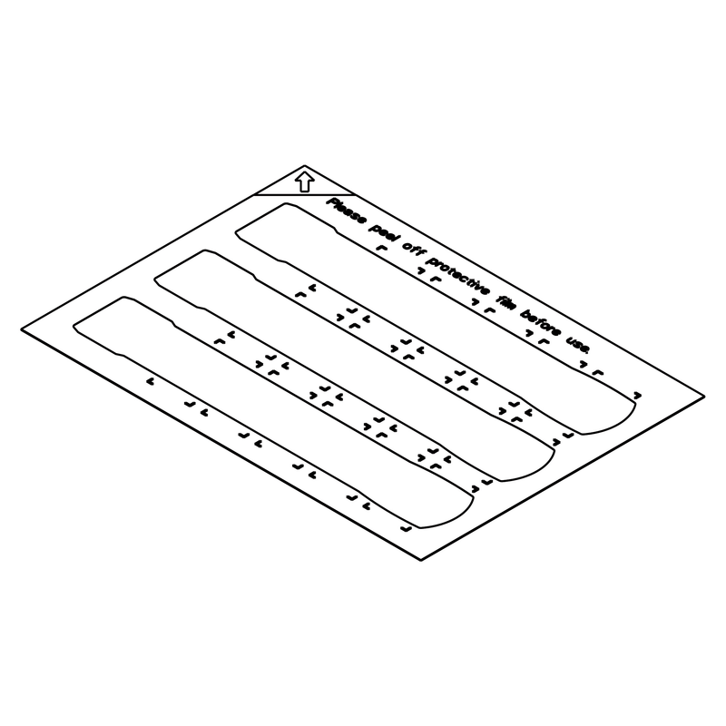 Schneider HMI Magelis HMIZ_ Label for illuminated USB Switch_ [HMIZLYRA1]