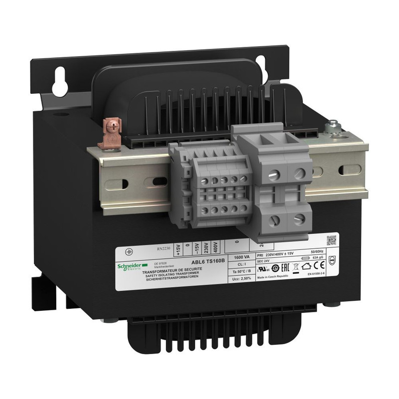 Schneider Transformer Phaseo ABT7, ABL6_ voltage transformer - 230..400 V - 1 x 24 V - 1600 VA_ [ABL6TS160B]
