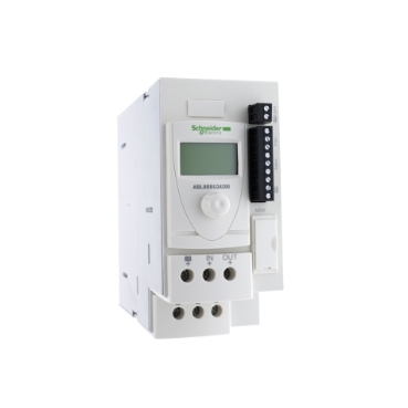 Schneider Power Supply Phaseo ABT7, ABL6_ battery control module - 24..28.8 V DC - 24 V - 20 A - for regulated SMPS_ [ABL8BBU24200]