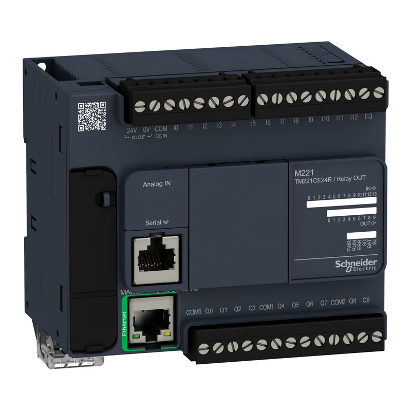 Schneider PLC Modicon M241_ controller M221 24 IO relay Ethernet_ [TM221CE24R]