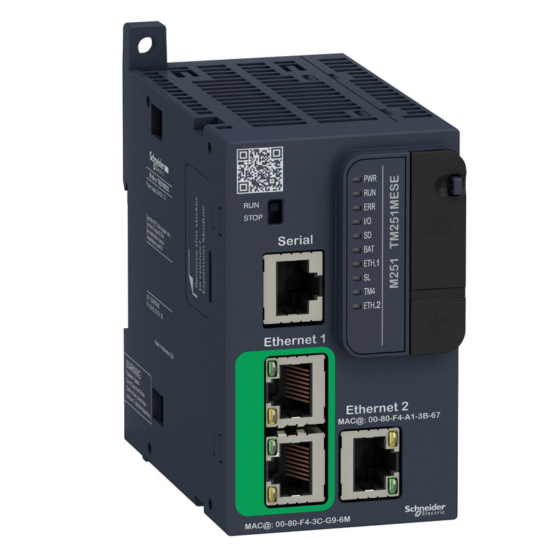 Schneider PLC Modicon M251_ Logic controller, Modicon M251, 2x Ethernet_ [TM251MESE]