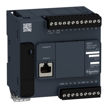 Schneider PLC Modicon M221_ controller M221 16 IO relay_ [TM221C16R]