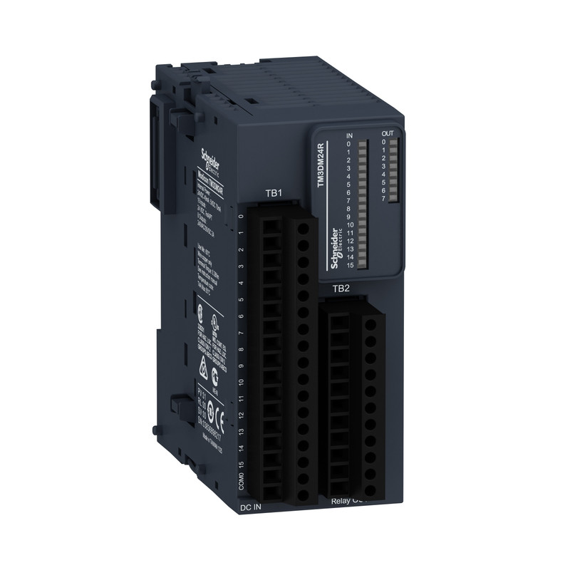 Schneider PLC Modicon M241_ module TM3 - 24 IO relays_ [TM3DM24R]
