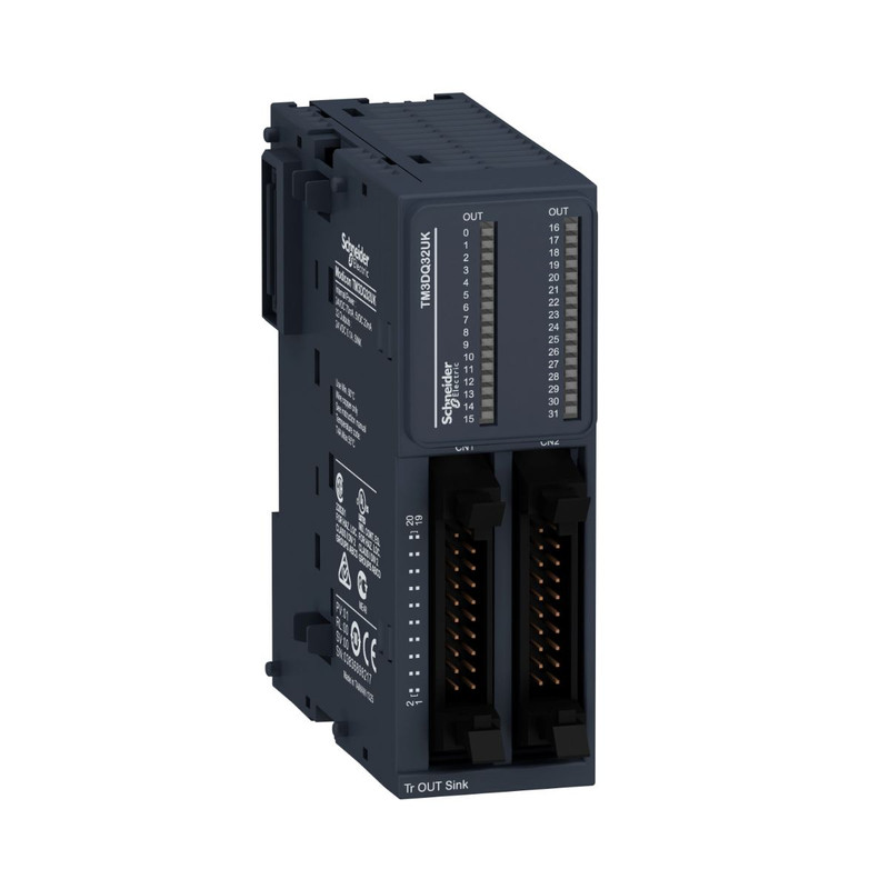 Schneider PLC Modicon TM3_ module TM3 - 32 outputs transistor NPN HE10_ [TM3DQ32UK]