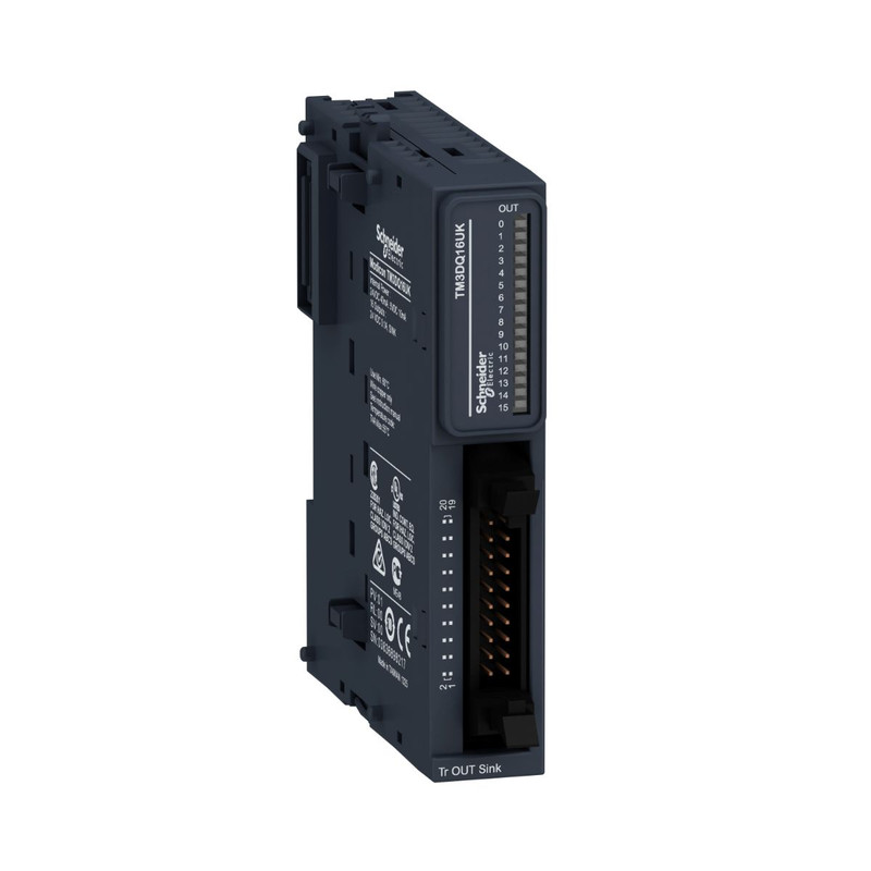 Schneider PLC Modicon TM3_ module TM3 - 16 outputs transistor NPN HE10_ [TM3DQ16UK]