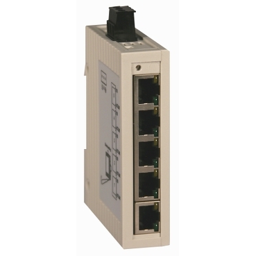Schneider Ethernet Switch ConneXium - Ethernet_ ConneXium Unmanaged Switch - 5 ports for copper_ [TCSESU053FN0]