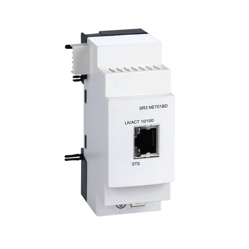 Schneider PLC Zelio Logic_ Ethernet communication interface, Zelio Logic, for SR3 24 V DC smart relay_ [SR3NET01BD]