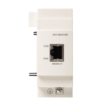 Schneider PLC Zelio Logic_ Modbus network slave communication module - for SR3 24 V DC smart relay_ [SR3MBU01BD]