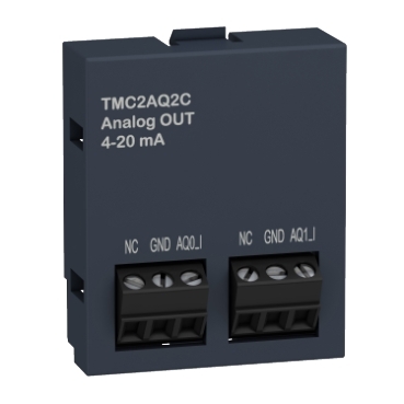 Schneider PLC Modicon M221_ cartridge M221 - 2 analog current outputs - I/O extension_ [TMC2AQ2C]