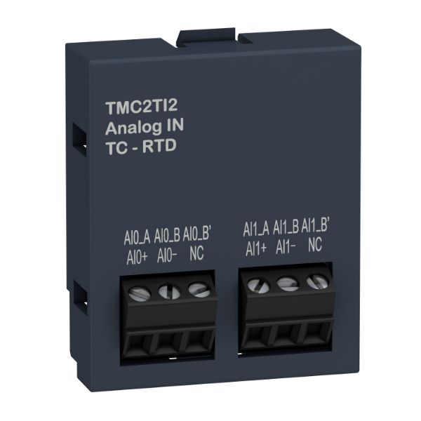 Schneider PLC Modicon M221_ cartridge M221 - 2 temperature inputs - I/O extension_ [TMC2TI2]