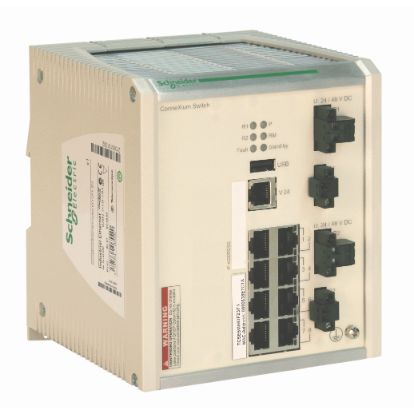 Schneider Ethernet Switch ConneXium_ ConneXium Extended Managed Switch - 8 ports for copper_ [TCSESM083F23F1]