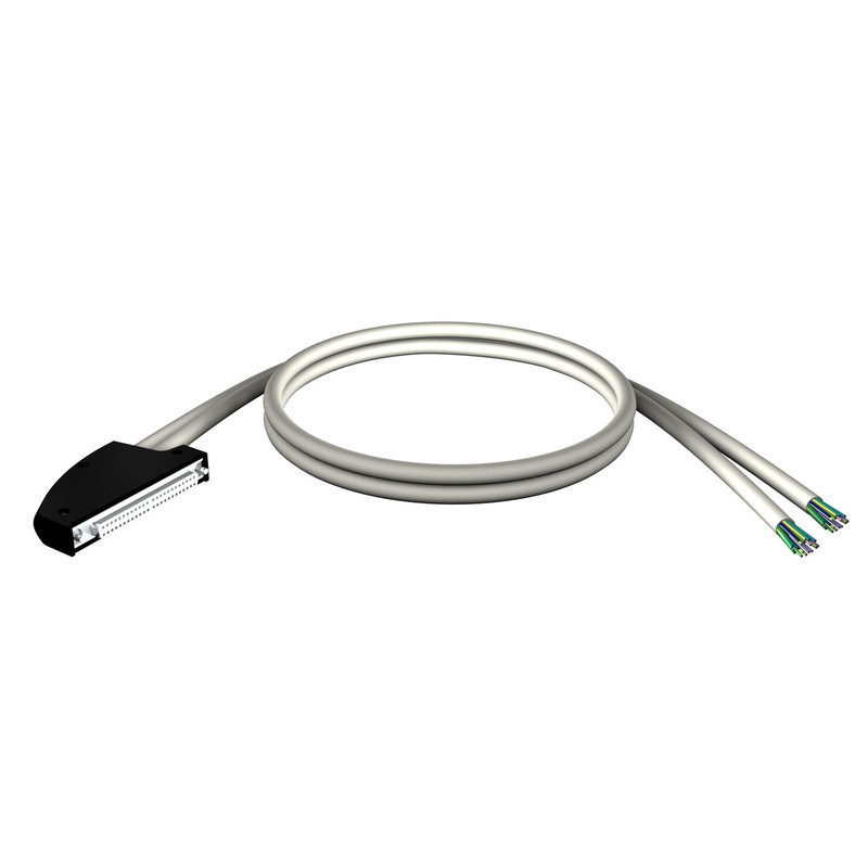 Schneider PLC Modicon M340_ cord set - 40-way terminal - two ends flying leads - for M340 I/O - 5 m_ [BMXFCW503]