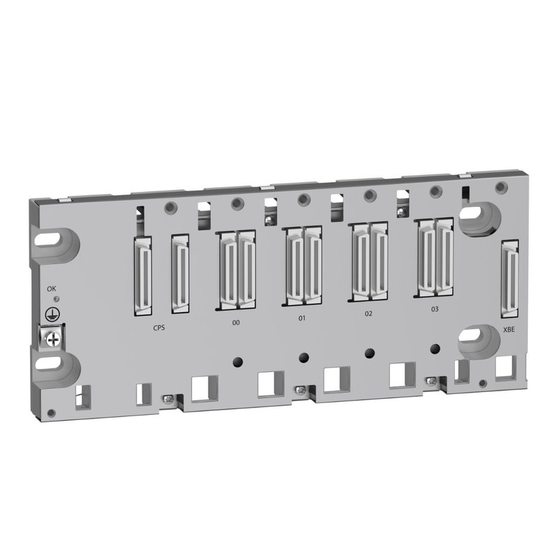 Schneider PLC Modicon M580_ ruggedized rack X80 - 4 slots - Ethernet backplane_ [BMEXBP0400H]