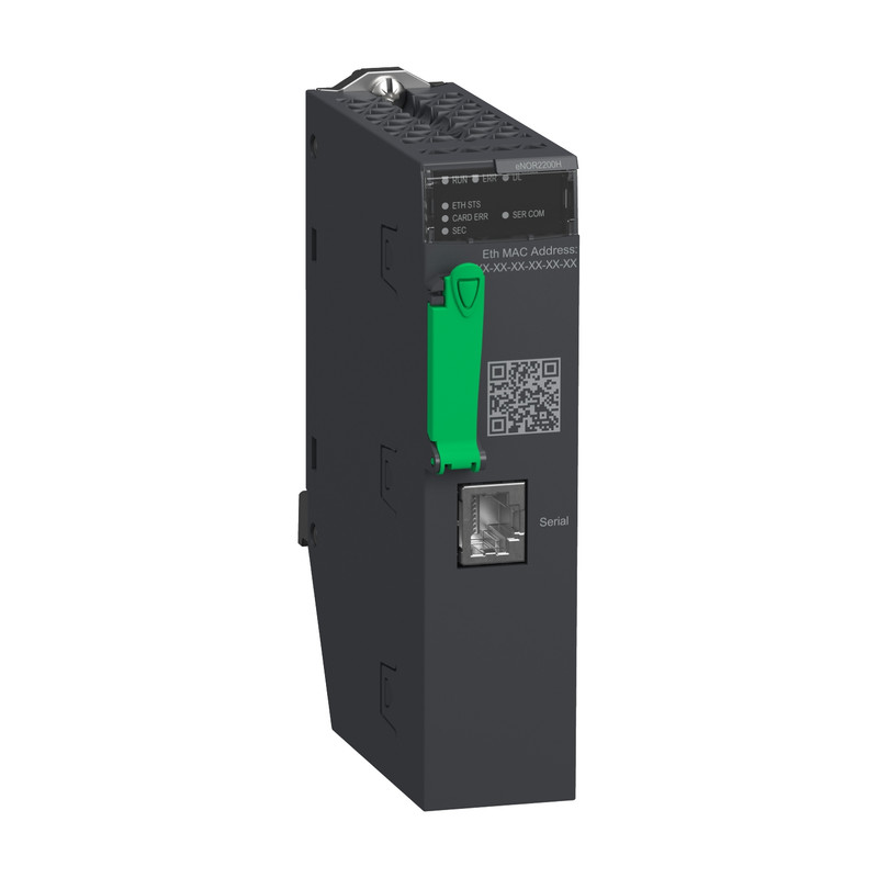 Schneider PLC Modicon M580_ X80 advanced RTU module, Ethernet based, 1 Serial port, hardened_ [BMENOR2200H]