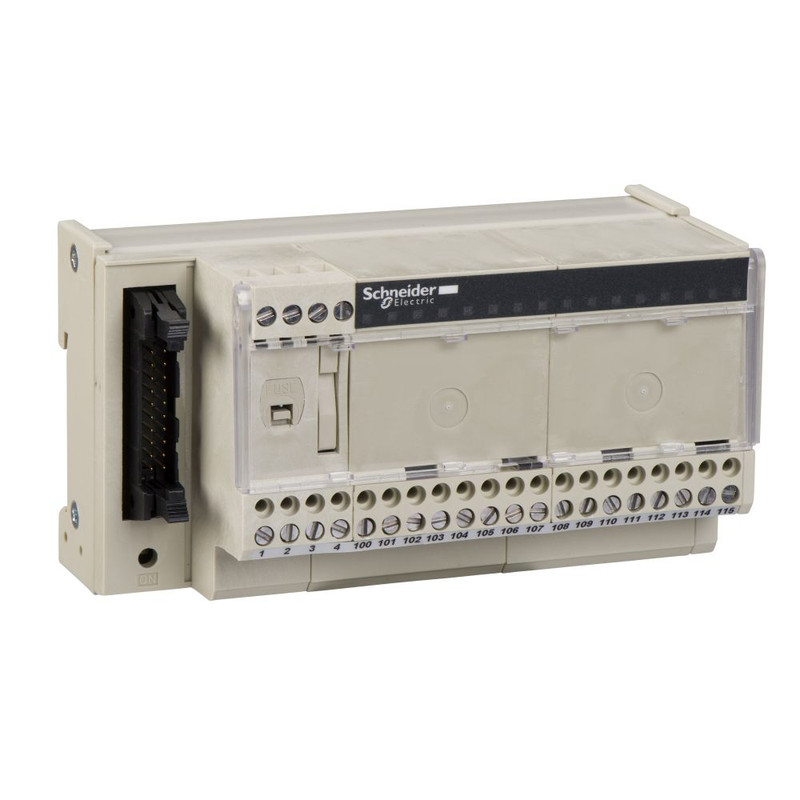 Schneider PLC Modicon ABE7_ passive connection sub-base ABE7 - 16 inputs or outputs - Led - isolator_ [ABE7H16S21]