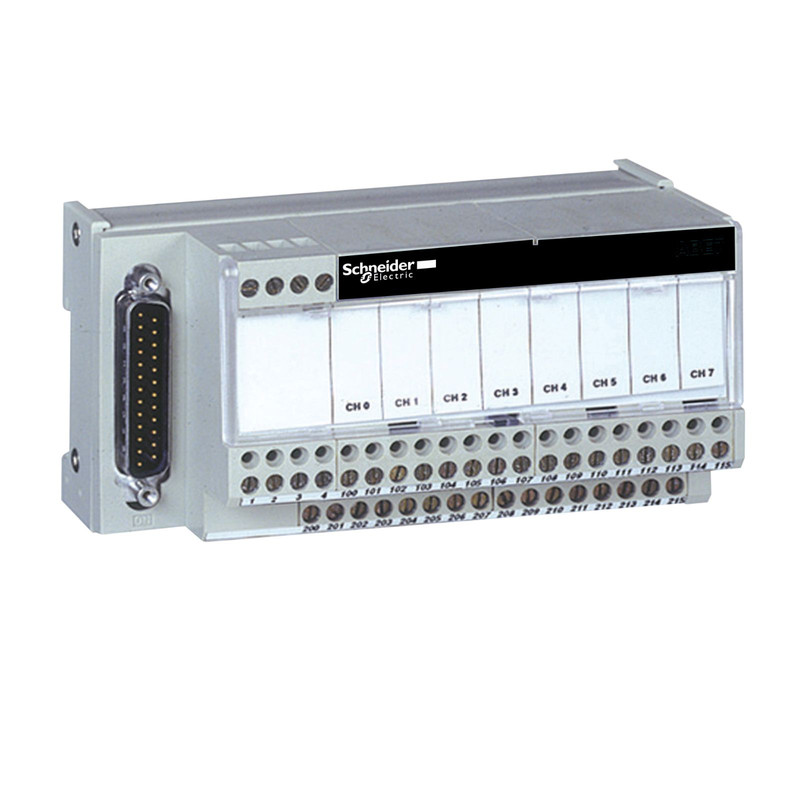 Schneider PLC Modicon ABE7_ connection sub-base ABE7 - for passive distribution of 8 channels_ [ABE7CPA02]
