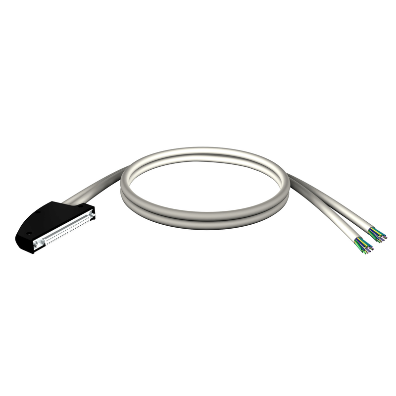 Schneider PLC Modicon M340_ cord set - 40-way terminal - 2 x HE10 connector - for M340 I/O - 0.5 m_ [BMXFCC053]