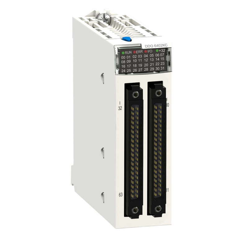Schneider PLC Modicon M340_ discrete output module X80 - 64 outputs - solid state - 24V DC positive - severe_ [BMXDDO6402KC]