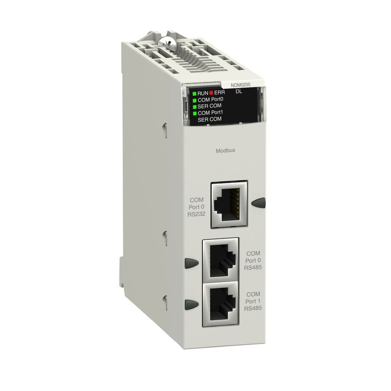 Schneider PLC Modicon M340_ Harshed serial link module with 2 RS-485/232 ports in Modbus and Character mode_ [BMXNOM0200H]