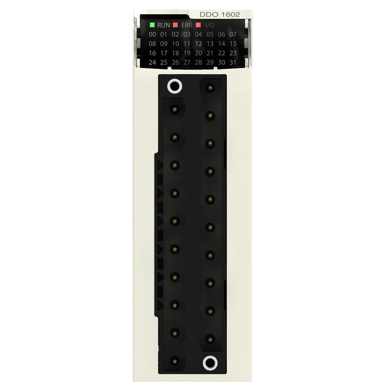 Schneider PLC Modicon M340_ discrete output module X80 - 16 outputs - solid state - 24 V DC positive_ [BMXDDO1602]