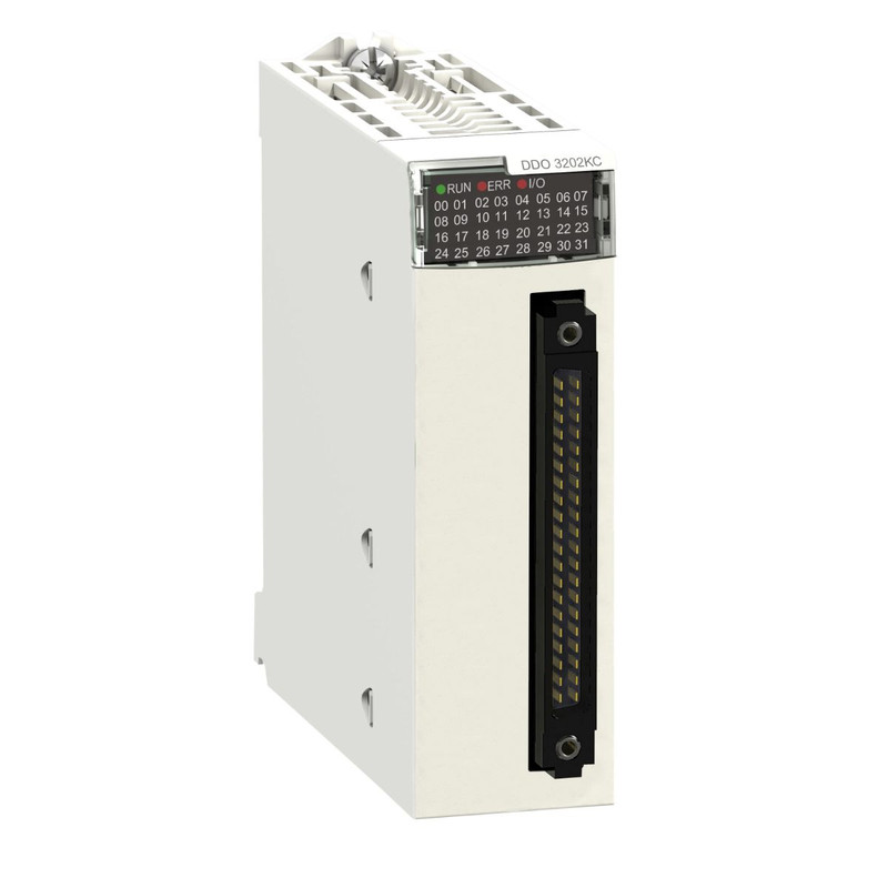 Schneider PLC Modicon M340_ discrete output module X80 - 32 outputs - solid state - 24V DC positive - severe_ [BMXDDO3202KC]