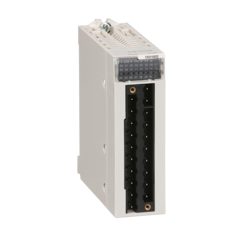 Schneider PLC Modicon M340_ discrete input module X80 - 16 inputs - 24 V DC positive_ [BMXDDI1602]