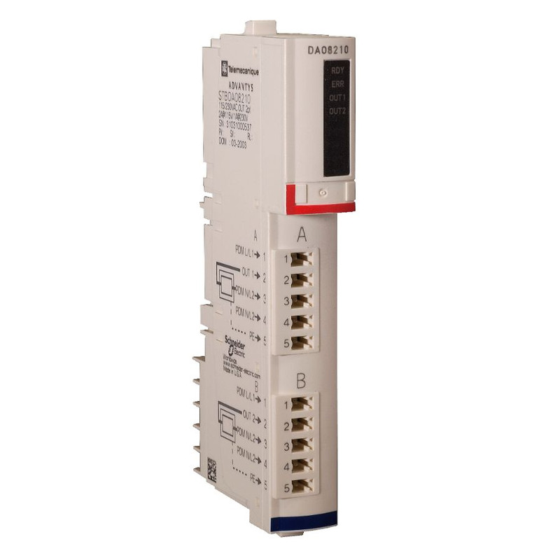 Schneider PLC Modicon STB_ standard digital output kit STB - 115 V AC - 2 O_ [STBDAO5260K]