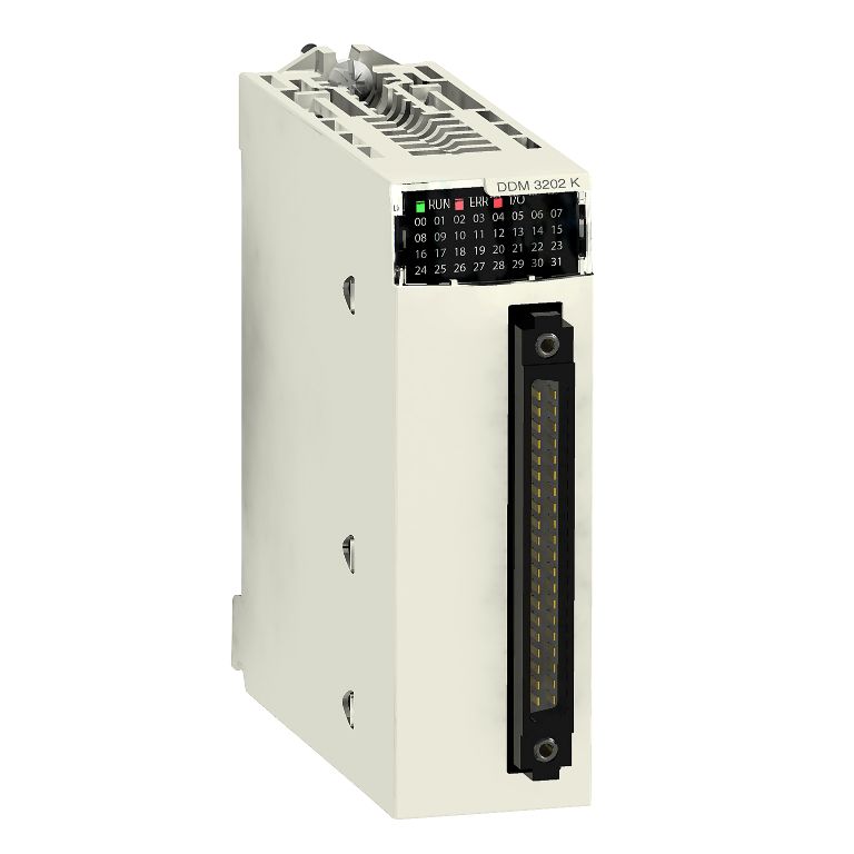 Schneider PLC Modicon M340_ discrete I/O module X80 - 16 inputs - 24 V DC - 16 outputs - solid state_ [BMXDDM3202K]