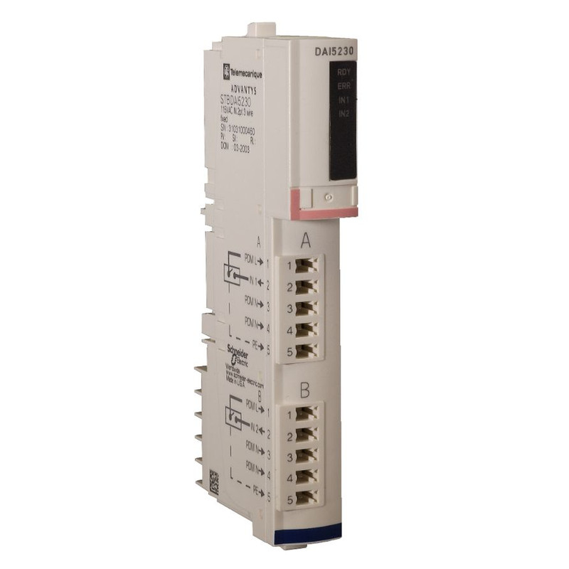 Schneider PLC Modicon STB_ standard digital input kit - Modicon STB - 115 V AC - 2 I_ [STBDAI5230K]