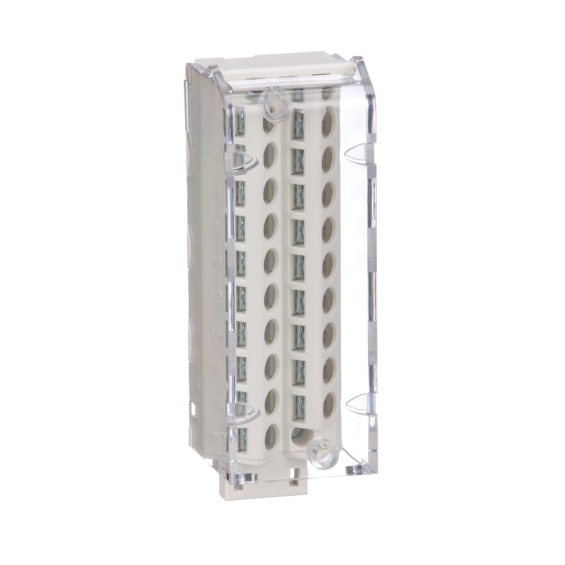 Schneider PLC Modicon M340_ 20-pin removable screw clamp terminal blocks - 1 or 2 x 0.34..1.5 mm2_ [BMXFTB2010]