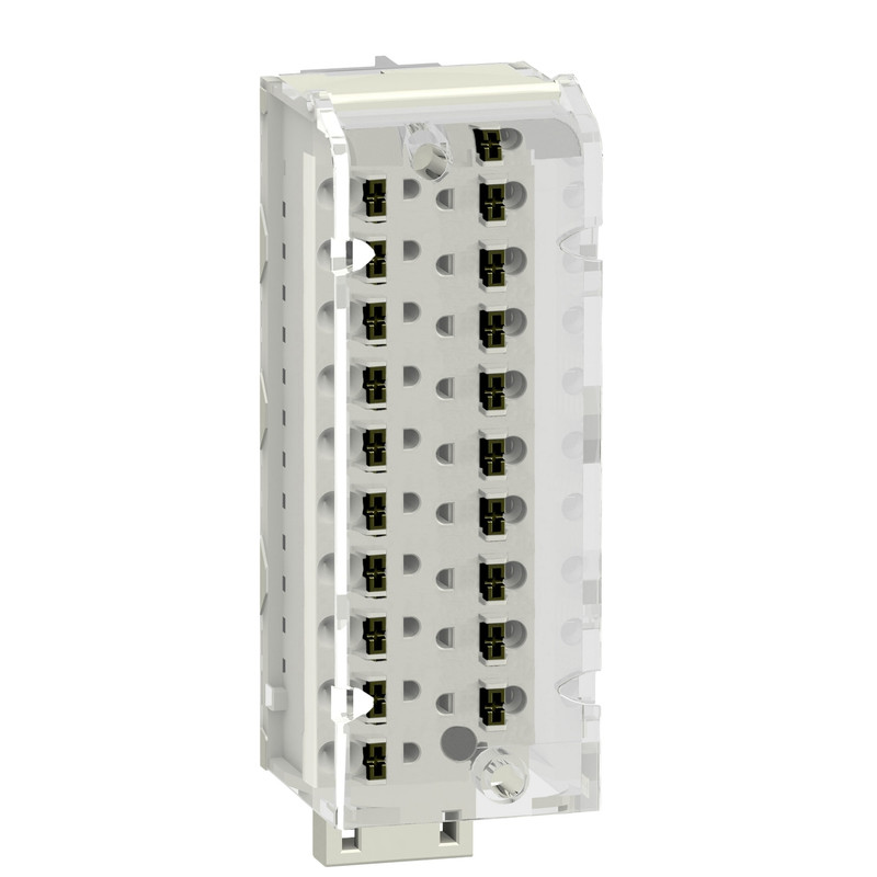 Schneider PLC Modicon M340_ 20-pin removable spring terminal blocks - 1 x 0.34..1 mm2_ [BMXFTB2020]