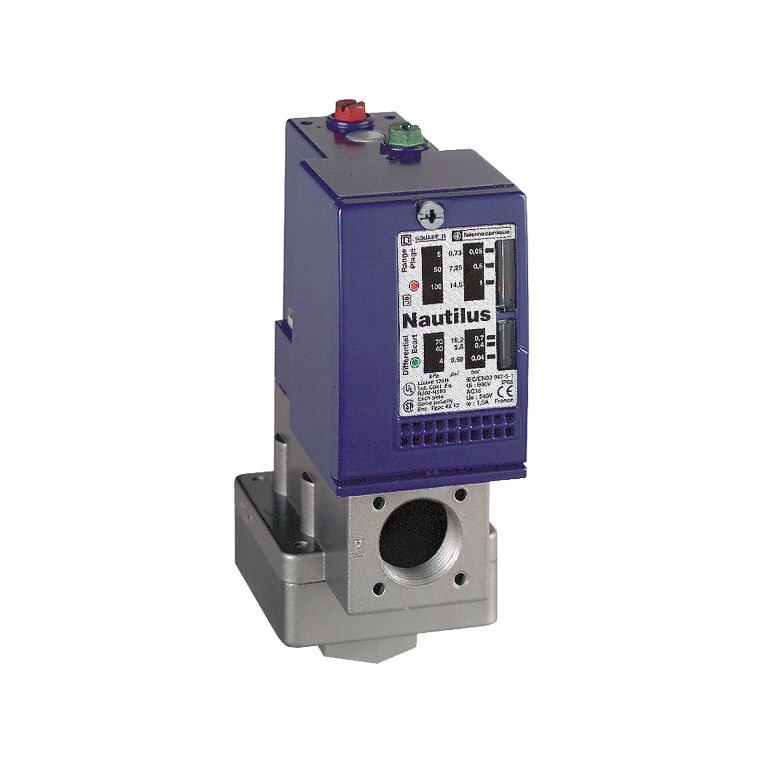 Schneider Sensors OsiSense XM_ Electromechanical pressure sensor, Pressure sensors XM, switch XMLC 4 bar, adjustable scale 2 thresholds, 2 C/O_ [XMLC004B2S11]