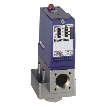 Schneider Sensors OsiSense XM_ Electromechanical pressure sensor, Pressure sensors XM, switch XMLA 2.5 bar, fixed scale 1 threshold, 1 C/O_ [XMLA002A2S11]