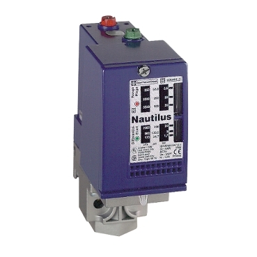 Schneider Sensors OsiSense XM_ Electromechanical pressure sensor, Pressure sensors XM, switch XMLC 10 bar, adjustable scale 2 thresholds, 2 C/O_ [XMLC010B2S12]