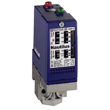 Schneider Sensors OsiSense XM_ Electromechanical pressure sensor, Pressure sensors XM, switch XMLB 35 bar, adjustable scale 2 thresholds, 1 C/O_ [XMLB035A2S11]
