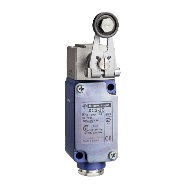 Schneider Sensors OsiSense XC Special_ Limit switch, Limit switches XC Standard, XC2 J, roller lever, 1 C/O_ [XC2JC10111]