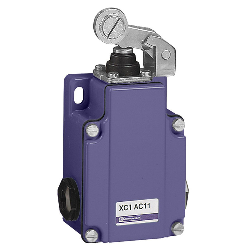 Schneider Sensors OsiSense XC Special_ Limit switch, Limit switches XC Standard, XC1AC, roller lever, 1NC+1 NO, break before make_ [XC1AC126]
