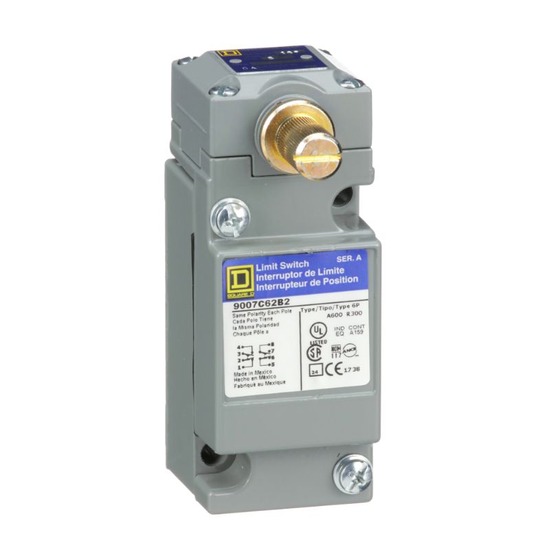 Schneider Sensors Nema Limit Switches_ LIMIT SWITCH 600V 10AMP C +OPTIONS_ [9007C62B2]