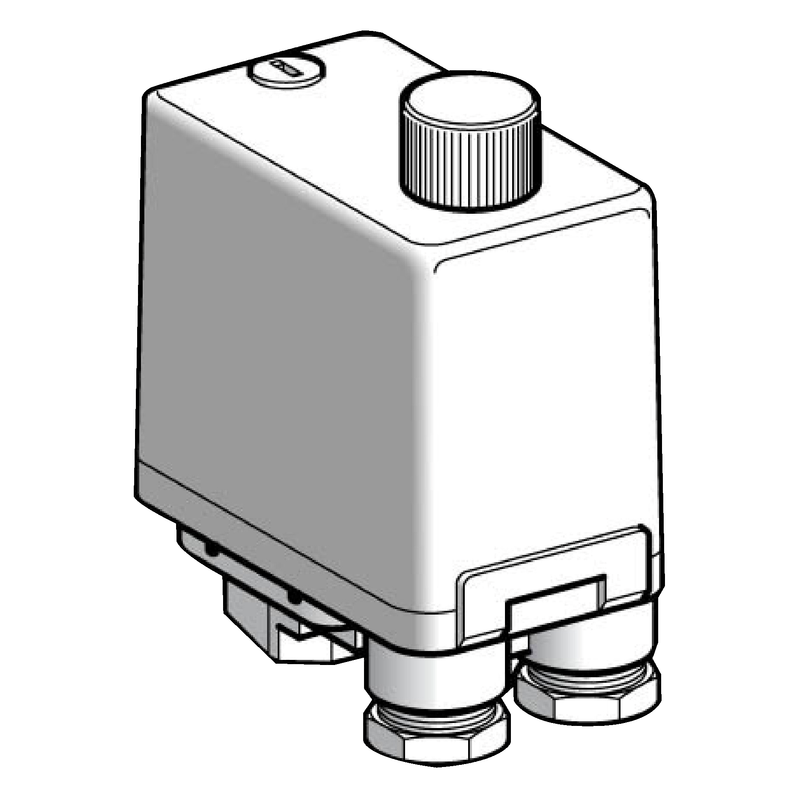 Schneider Sensors OsiSense XM_ Pressure sensors XM, pressure sensor XMP, 12 bar, G 3/8 female, 3 NC, ON/OFF knob control_ [XMPE12C2242]