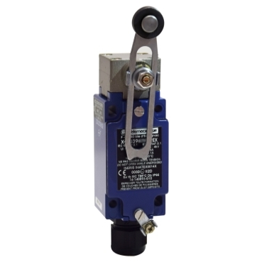 Schneider Sensors Osiswitch - ATEX D_ Limit switch, Limit switches XC Standard, XCKJ, roller lever, 2NC + NO, ATEX/IECEx_ [XCKJ390541H29EX]
