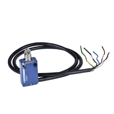 Schneider Sensors OsiSense XC Standard_ Limit switch, Limit switches XC Standard, XCMD, steel roller plunger, 1NC+1 NO, snap, 5 m_ [XCMD2102L5]