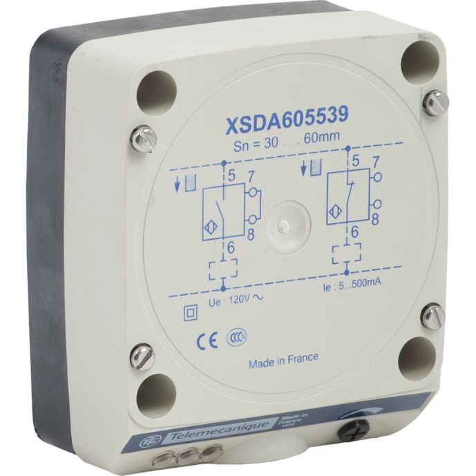 Schneider Sensors Osisense XS & XT_ inductive sensor XSD 80x80x40 - plastic - Sn40mm - 24..240VAC - terminals_ [XSDA605539]