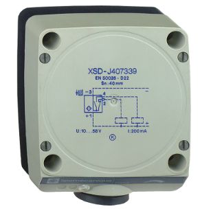 Schneider Sensors Osisense XS & XT_ inductive sensor XSD 80x80x40 - plastic - Sn40mm - 24..240VAC - terminals_ [XSDA400519]