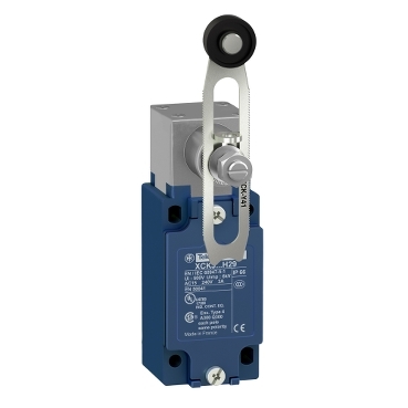 Schneider Sensors OsiSense XC Standard_ Limit switch, Limit switches XC Standard, XCKJ, thermoplastic plastic roller lever var. length, 1NC+1 NO, snap, M12_ [XCKJ10541D]