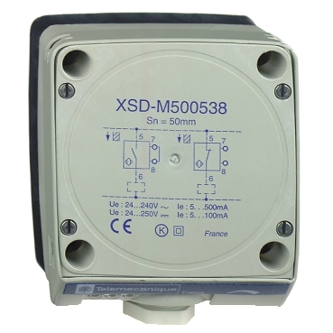 Schneider Sensors Osisense XS & XT_ inductive sensor XSD 80x80x40 - plastic - Sn60mm - 24..240VAC/DC - terminals_ [XSDM600539]